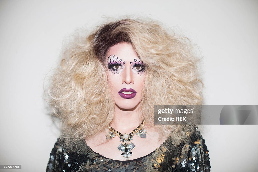 Portrait of a drag queen