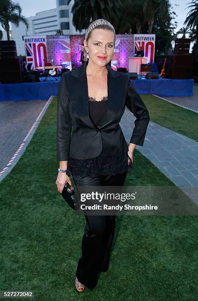 Evgenia Lorcy attends BritWeek's 10th Anniversary VIP Reception & Gala at Fairmont Hotel on May 1, 2016 in Los Angeles, California.