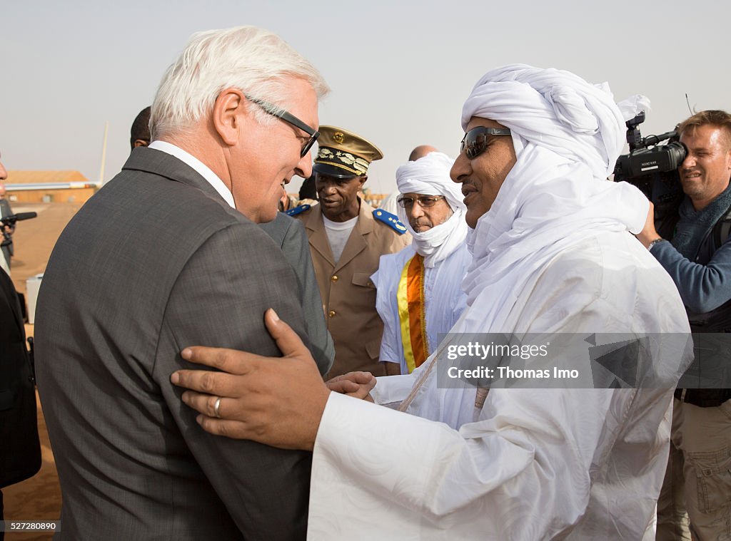 German Foreign Minister Steinmeier Travels To Mali And Niger