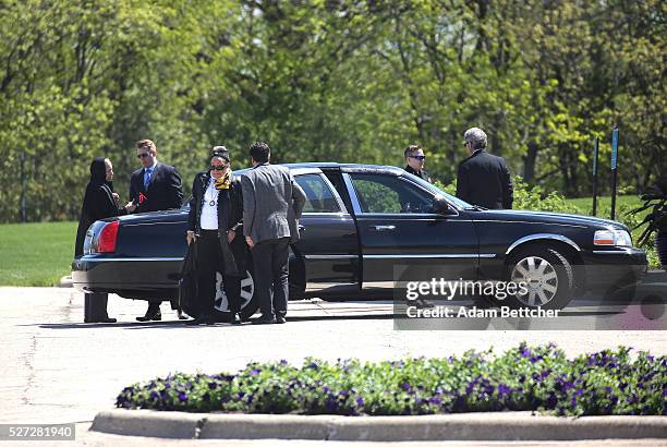 Prince's half-sisters Sharon Nelson and Norrine Nelson arrive at Paisley Park recording studio after attending a hearing on the estate of Prince...