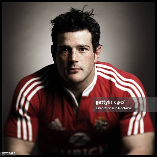 Andy Titterrell pictured during the British and Irish Lions Squad Photocall for the 2005 Tour to New Zealand on April 18 2005 in Cardiff, Wales.