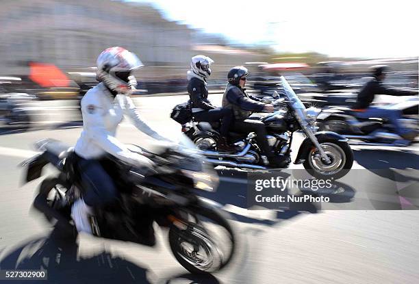 Professional Car Rider Russian Russian Bikers Celebrating The Opening Season Photos and Premium High ...