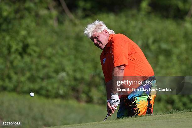 John Daly, USA, in action during the first round of the Travelers Championship at the TPC River Highlands, Cromwell, Connecticut, USA. 19th June...