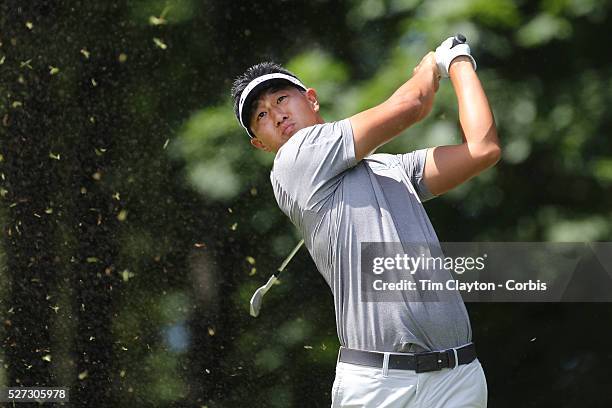 James Hahn, USA, in action during the third round of the Travelers Championship at the TPC River Highlands, Cromwell, Connecticut, USA. 21st June...