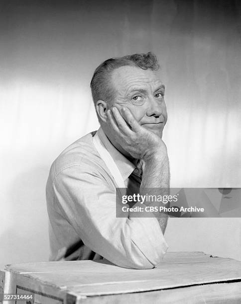 Episode title, "The Power of Positive Thinking" . Pictured is Frank Faylen as his father Herbert T. Gillis in a gallery shot Sept 30, 1959.