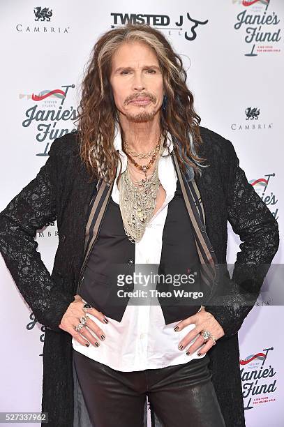 Steven Tyler attends "Steven Tyler...Out on a Limb" Show to Benefit Janie's Fund in Collaboration with Youth Villages - Red Carpet at David Geffen...