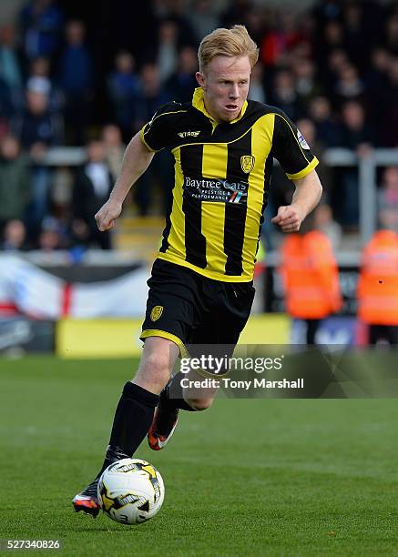 Mark Duffy of Burton Albion during the Sky Bet League One match between Burton Albion and Gillingham at Pirelli Stadium on April 30, 2016 in...