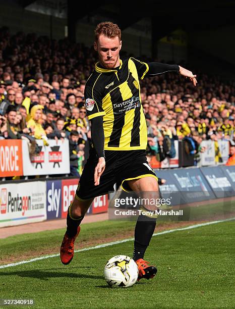 Tom Naylor of Burton Albion during the Sky Bet League One match between Burton Albion and Gillingham at Pirelli Stadium on April 30, 2016 in...