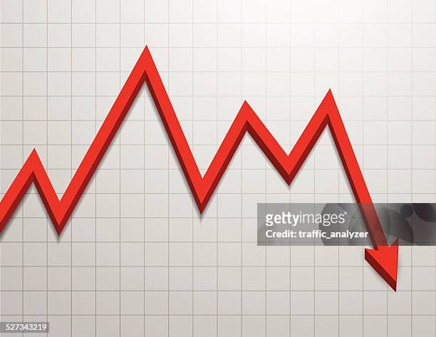 stock market chart - dow jones index stock illustrations