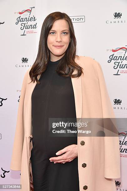 Musician Steven Tyler and his children Chelsea, Mia and Liv Tyler and Taj Talerico attend the Steven TylerOut on a Limb concert to benefit Janie's Fund at David Geffen Hall at Lincoln