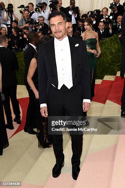 Andre Balazs attends the "Manus x Machina: Fashion In An Age Of Technology" Costume Institute Gala at Metropolitan Museum of Art on May 2, 2016 in...
