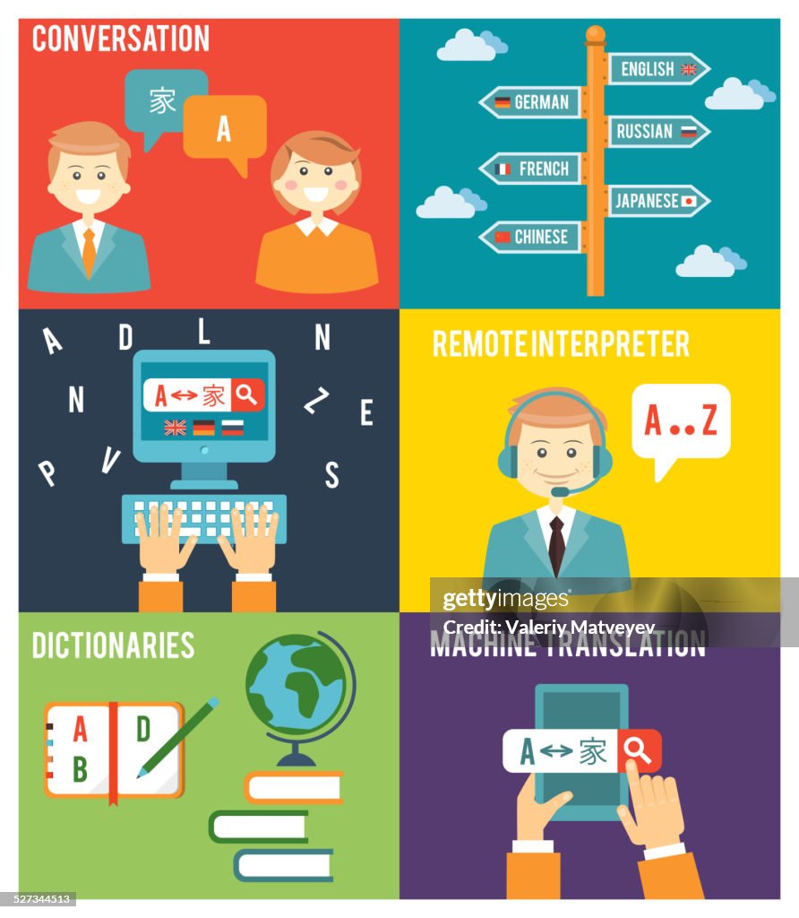Learning Foreign Language High-Res Vector Graphic - Getty Images