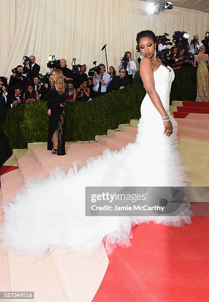 Actress Jennifer Hudson attends the "Manus x Machina: Fashion In An Age Of Technology" Costume Institute Gala at Metropolitan Museum of Art on May 2,...