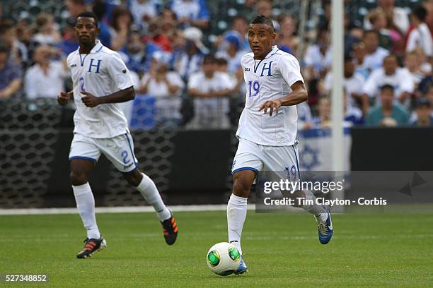 Luis Garrido, Honduras, in action during the Israel V Honduras International Friendly football match at Citi Field, Queens, New York, USA. 2nd June...