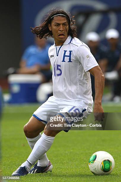 Roger Espinoza, Honduras, in action during the Israel V Honduras International Friendly football match at Citi Field, Queens, New York, USA. 2nd June...