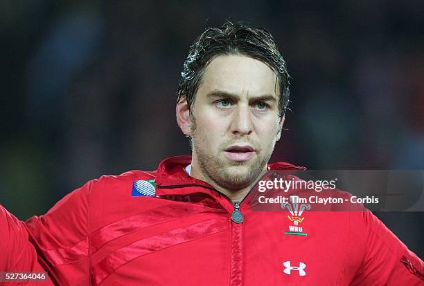 Ryan Jones, Wales, during the Australia V Wales Bronze Final match at the IRB Rugby World Cup tournament, Auckland, New Zealand. 21st October 2011....