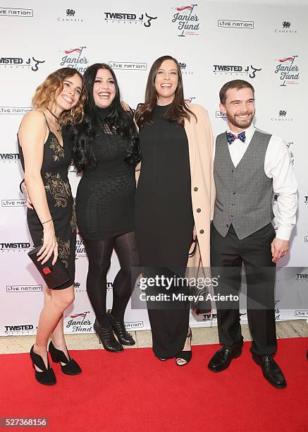 Chelsea Tyler, Mia Tyler, Liv Tyler and Taj Tallarico attend Steven  News Photo - Getty Images