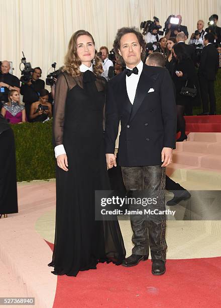 Lauren Bush and David Lauren attend the "Manus x Machina: Fashion In An Age Of Technology" Costume Institute Gala at Metropolitan Museum of Art on...