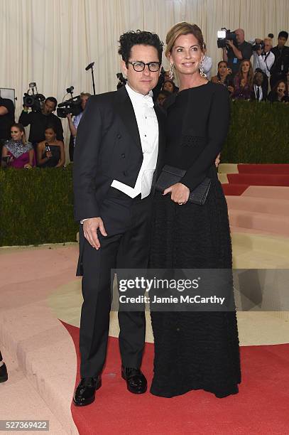 Abrams and Katie McGrath attend the "Manus x Machina: Fashion In An Age Of Technology" Costume Institute Gala at Metropolitan Museum of Art on May 2,...