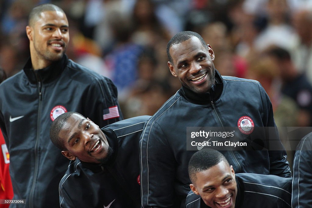 USA V Spain Men's Basketball Gold Medal game