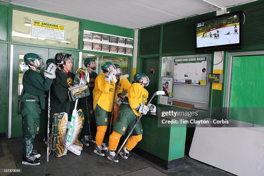 Hamden High School Ice Hockey, Connecticut, USA