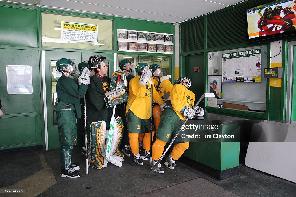 Hamden High School Ice Hockey, Connecticut, USA