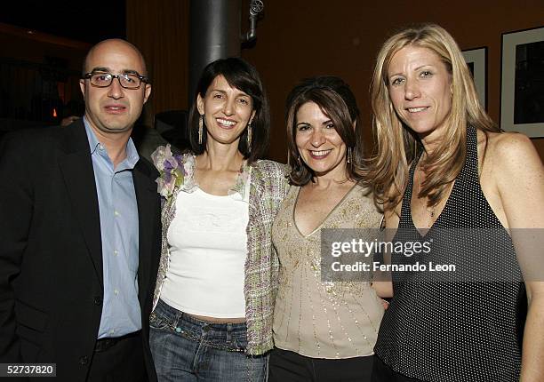 David Dinerstein, Ruth Vitale, co-president Paramount Pictures Classics, director Marilyn Agrelo and producer Amy Sewell attend the "Mad Hot...