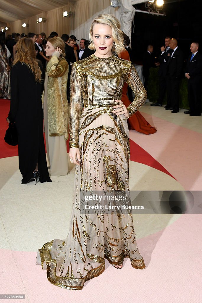 "Manus x Machina: Fashion In An Age Of Technology" Costume Institute Gala - Arrivals