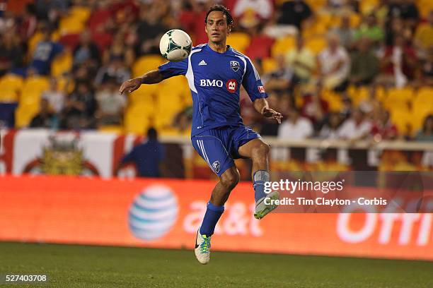 Alessandro Nesta, Montreal, in action during the New York Red Bulls V Montreal Impact, Major League Soccer regular season match at Red Bull Arena,...