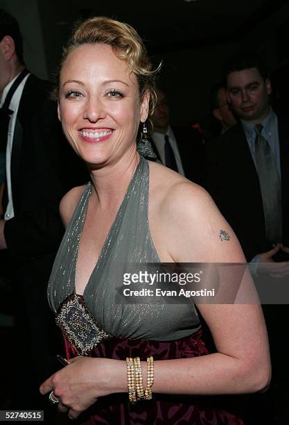Actress Virginia Madsen attends at the White House Correspondents dinner at the Washington Hilton Hotel April 30, 2005 in Washington D.C.