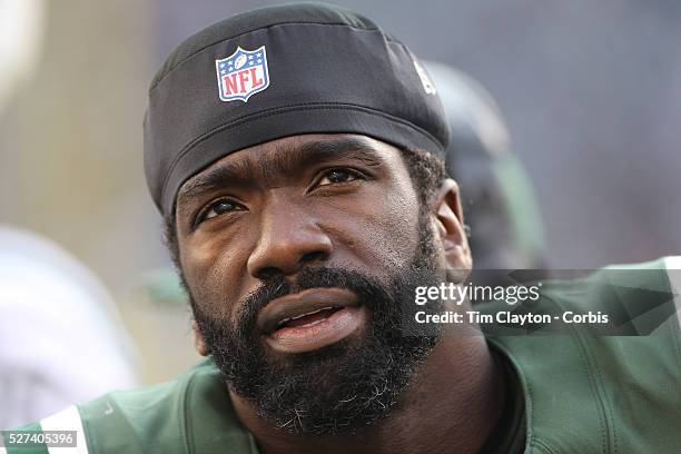 Ed Reed, New York Jets, during the New York Jets Vs Miami Dolphins NFL American Football game at MetLife Stadium, East Rutherford, NJ, USA. 1st...