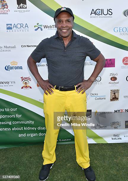 Former professional boxer Sugar Ray Leonard attended the 9th Annual George Lopez Celebrity Golf Classic to benefit The George Lopez Foundation on...