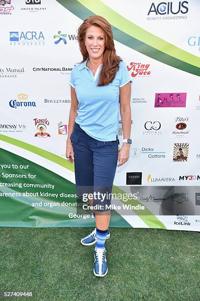 Actress Angie Everhart attended the 9th Annual George Lopez Celebrity Golf Classic to benefit The George Lopez Foundation on Monday, May 2nd at the...