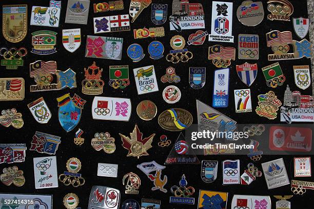 Olympic Pins Photos and Premium High Res Pictures - Getty Images
