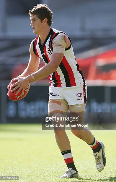 Nick Dal Santo of St Kilda in action during the AFL match between Collingwood and St Kilda at the MCG on May 1, 2005 in Melbourne, Australia.