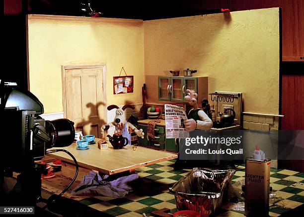 Breakfast at 62 West Wallaby Street, the fictional home of Wallace and Gromit. Despite Hollywood backing from DreamWorks, Nick Park has if anything...