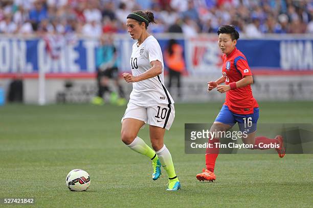 Carli Lloyd, U.S. Women's National Team, in action during the U.S. Women's National Team Vs Korean Republic, International Soccer Friendly in...