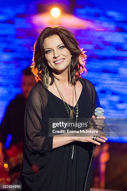 Singer/songwriter Martina McBride performs onstage for AT&T Audience Network at Red Studios on May 2, 2016 in Los Angeles, California.