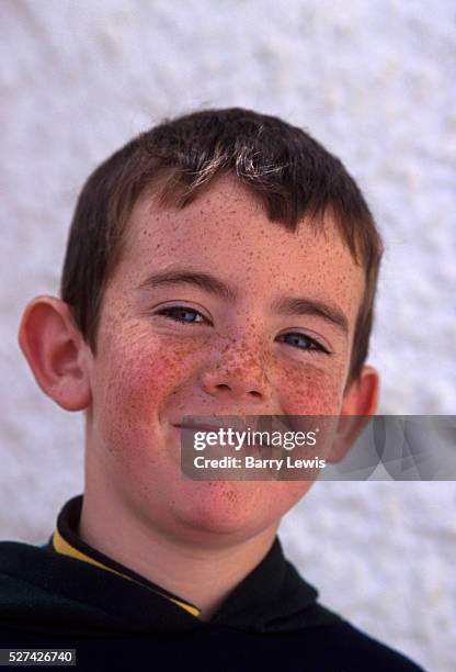 James McGinley aged 12, Tory Island. Tory Island is about 15 miles from mainland Ireland. The sea is treacherous, and storms occur on a regular...