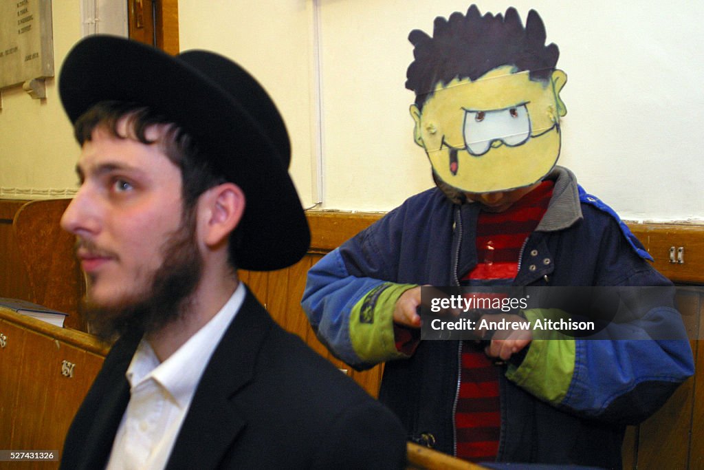 UK - London - Stamford Hill Orthodox Jewish Community - Purim Festival