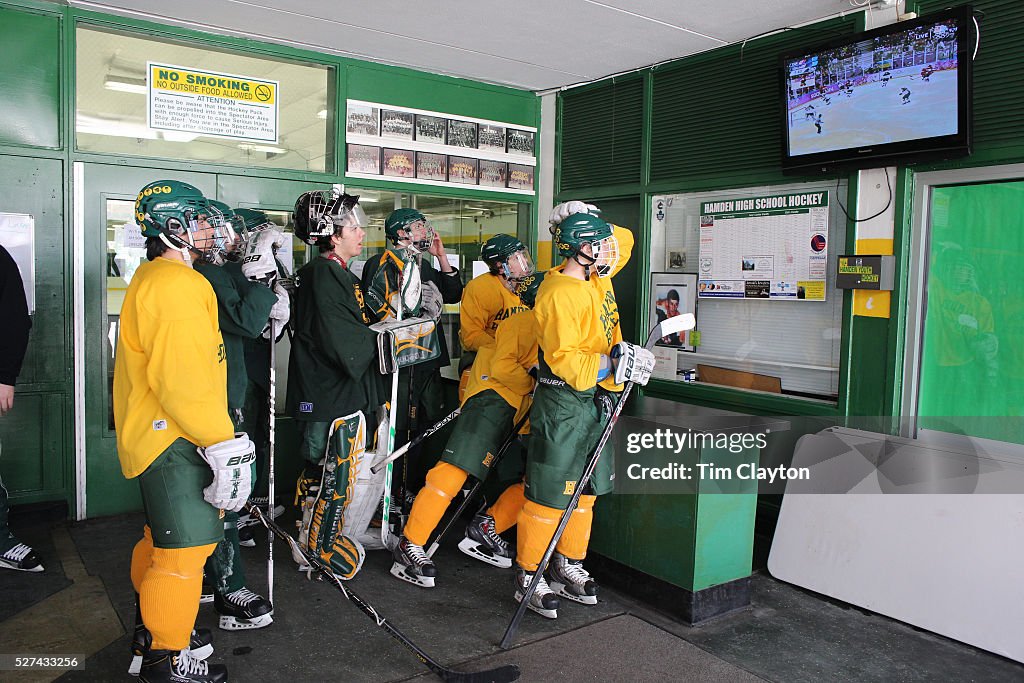Hamden High School Ice Hockey, Connecticut, USA
