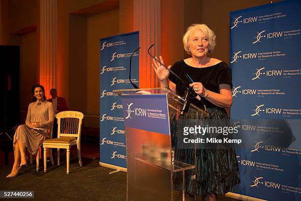 London, UK. Thursday 12th March 2015. International Centre for Research on Women, Champions for Change Awards Dinner event at Banqueting House,...