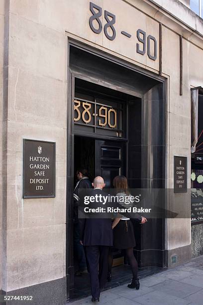 The location in central London where the Hatton Garden safe Deposit company is the scene of one London's most notorious valuables heist in recent...