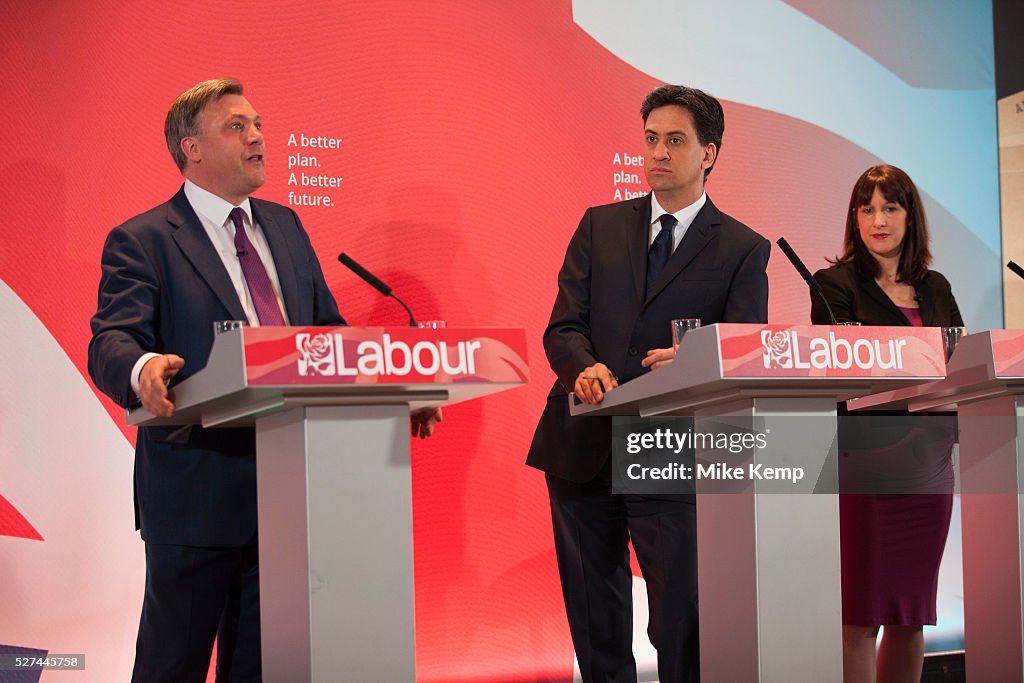 UK - General Election 2015 - Labour Party campaign event on the Tory threat to family finances