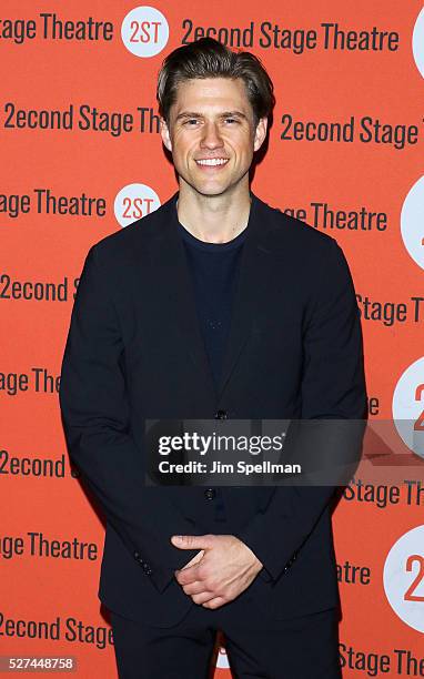 Actor Aaron Tveit attends The Second Stage 37th Anniversary Gala at Cipriani 42nd Street on May 2, 2016 in New York City.