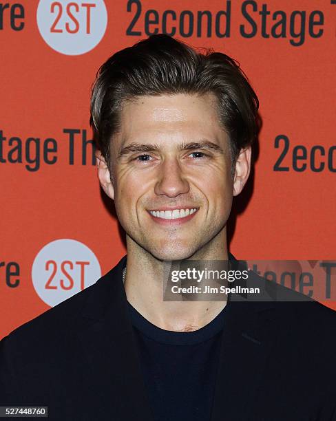 Actor Aaron Tveit attends The Second Stage 37th Anniversary Gala at Cipriani 42nd Street on May 2, 2016 in New York City.