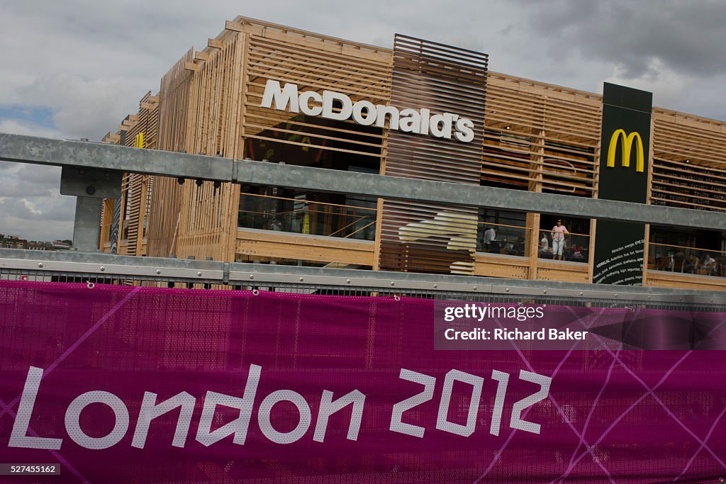 UK - London 2012 Olympics - McDonalds' largest restaurant