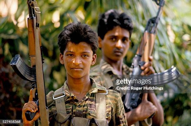 Tamil Tiger fighters in and around Jaffna in The north of Sri Lanka during their war against the Sri Lankan Army and The Indian Army.The war has...
