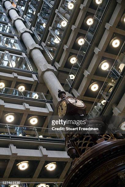 The Lutine Bell in Lloyds of London. The Lutine Bell, weighing 106 pounds and measuring 18 inches in diameter, is traditionally rung to herald...