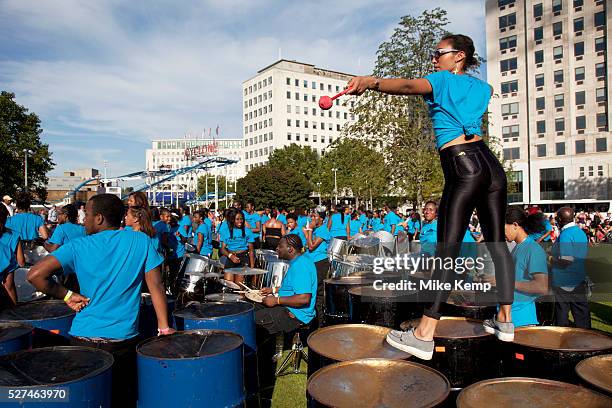 One Thousand Pans. Players from steel band pan yards all over the UK converge at Jubilee Gardens on the South Bank to perform Ary Baroso's 1939...